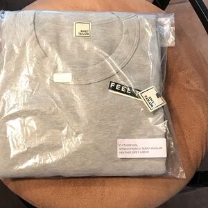 Sweet Tailor Men's Heather Grey Long Sleeve Tee